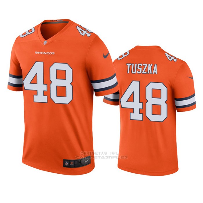 Camiseta NFL Legend Denver Broncos Derrek Tuszka Naranja